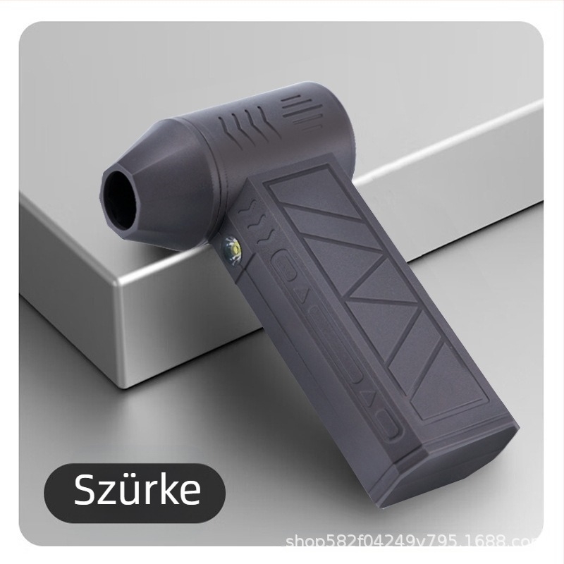 Kefe nélküli mini kézi ventilátor, akkumulátor 4000 mAh, 4 sebességfokozat, zaj 51–60 dB, tömeg 326 g