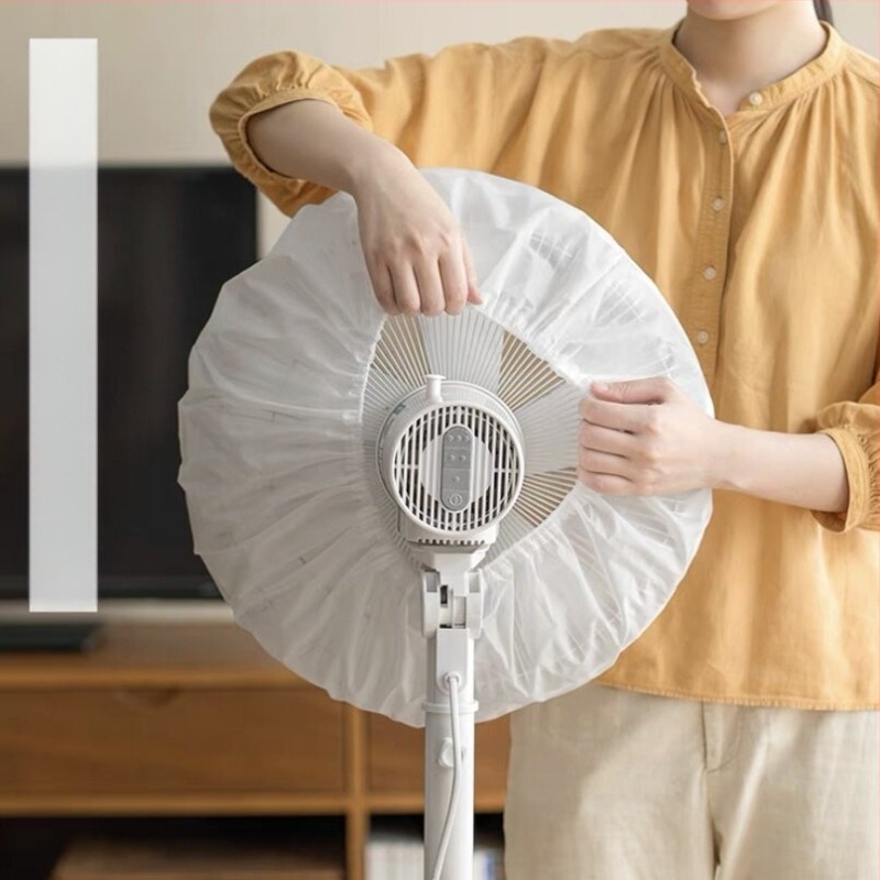 Porvédő burkolat ventilátorhoz PVC anyagból | univerzális torony/álló ventilátorhoz | márka Xuanjin | modern minimalista stílus | testreszabható