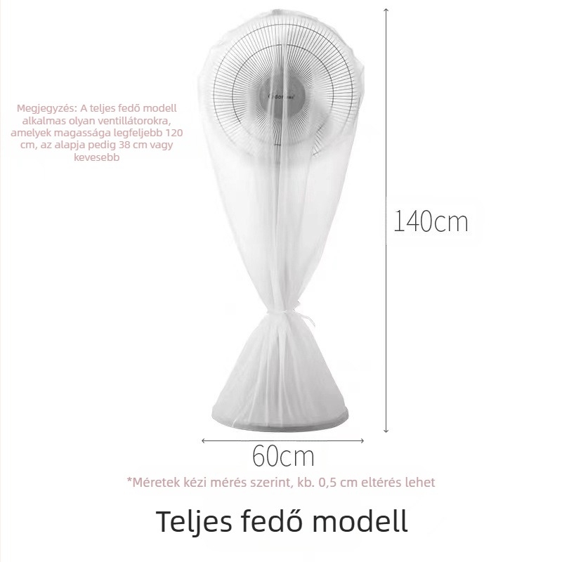 Porvédő burkolat ventilátorhoz PVC anyagból | univerzális torony/álló ventilátorhoz | márka Xuanjin | modern minimalista stílus | testreszabható