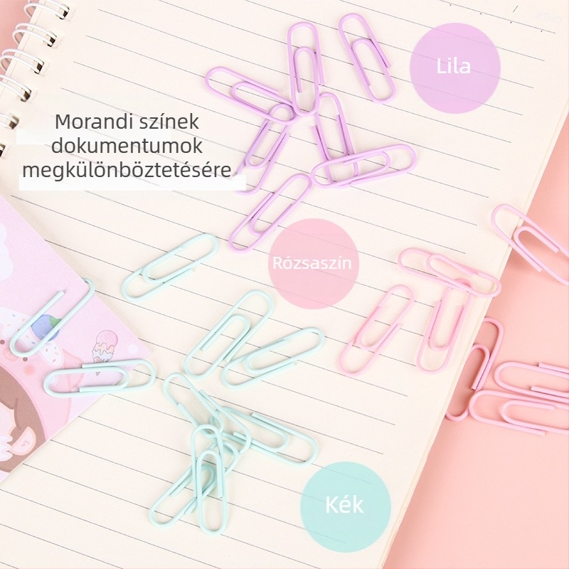 Student Assistant fém papírklipszek, dobozos csomagolásban, 100 darab/doboz, 2160 doboz kartononként