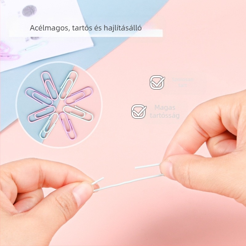 Student Assistant fém papírklipszek, dobozos csomagolásban, 100 darab/doboz, 2160 doboz kartononként