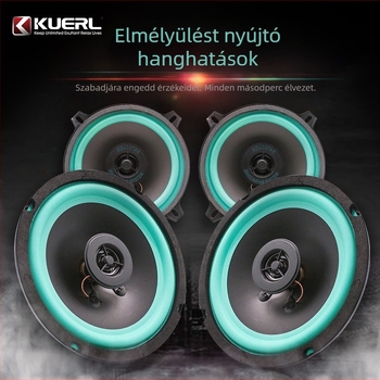 Koaxiális autóhangszóró VO-602, 4 Ω, 80 W, 70–18 kHz, >90 dB