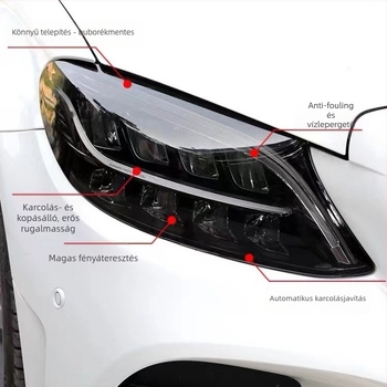 TPU autó fényszóró és hátsó lámpa film — karcolásálló, színváltó, átlátszó védőfilm