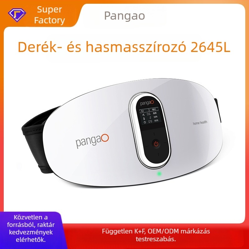 Derék- és hasmasszírozó PG-2645L lumbális trakcióval, USB tápegység, számítógépes típusú vezérlés, 4 masszázsfej, Climbing