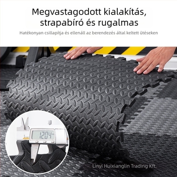 Összeilleszthető EVA habpadló, csúszásmentes, földrengésálló, vastagított, otthoni edzőterem és harcművészeti dojo számára