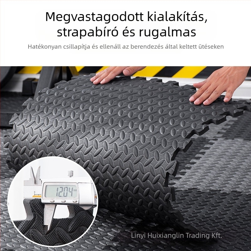 Összeilleszthető EVA habpadló, csúszásmentes, földrengésálló, vastagított, otthoni edzőterem és harcművészeti dojo számára