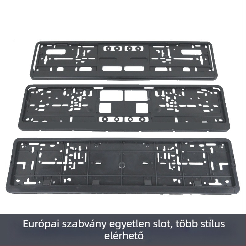 Európai rendszám keret készlet, modellek XC-W041, XC-W040, XC-W123; anyag: PP műanyag; márka: Wen Shuai