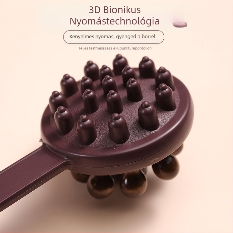 Könnyű masszázs kalapács nyak-hát-vállhoz — Mechanikus vezérlés, Lei Ge márka, téglalap-trapéz formájú, alkalmas nyakra, hátra, derekára, lábakra, 2021-es bemutató