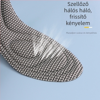 Férfi talpbetét ívtámogatással, ütéscsillapítással, légáteresztő TPU
