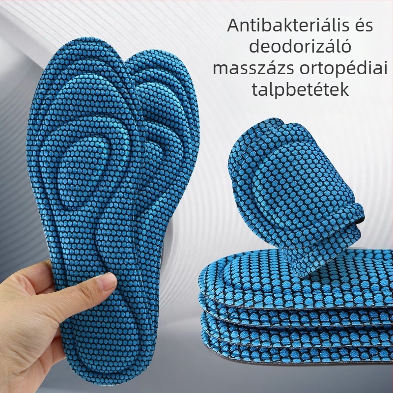 Férfi talpbetét ívtámogatással, ütéscsillapítással, légáteresztő TPU