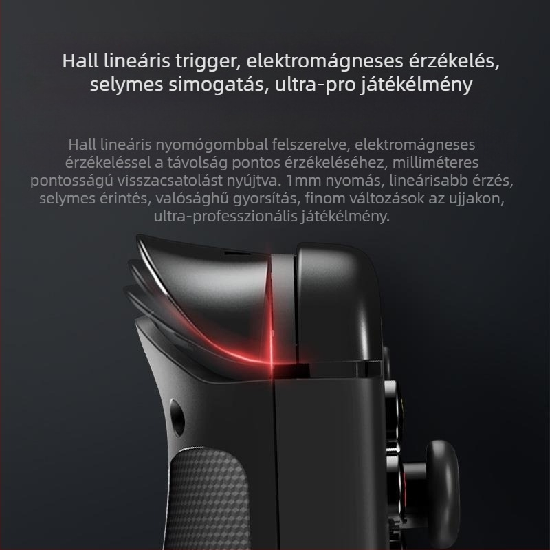 X2pro-xbox verzió vezetékes gamepad, USB-C csatlakozás, kompatibil Xbox XGP és Android HID, rezgésmentes