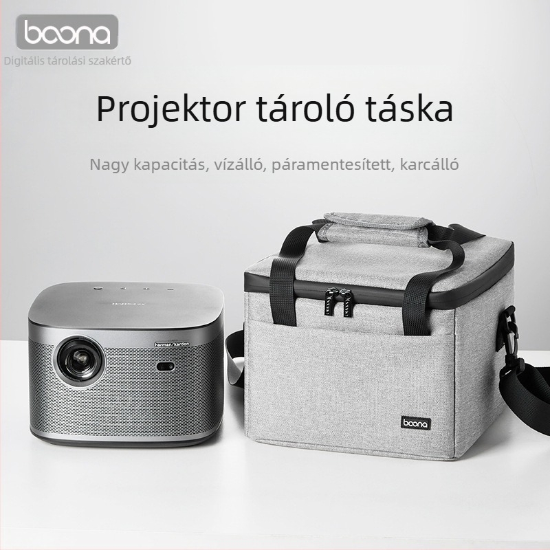 Projektor tároló táska | kompatibilis Xgimi H sorozat és Nut B sorozat | BN-T002, Oxford anyag, 2,5 kg teherbírás