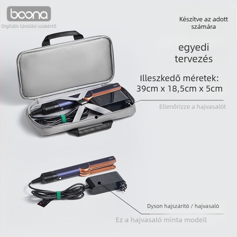 Baona BN-K005 Dyson hajvasaló tároló táska, Oxford anyag, teherbírás 5 kg