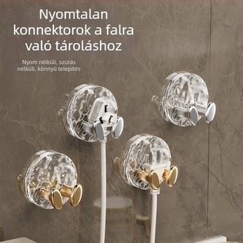 Fali kábelrendező - Row Hook modell, PET anyag, Tekercselő típus Row Hook, Tekercselő stílus Egyéb