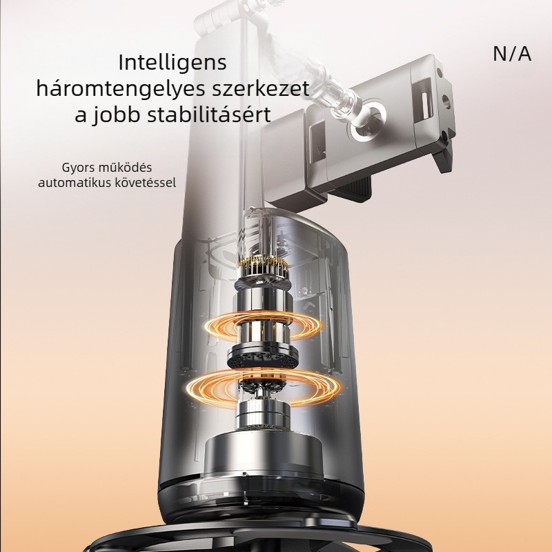 A200 okos követőgimbal AI arcfelismeréssel, panorámás felvétel, beépített töltőfény, telepítés nélkül