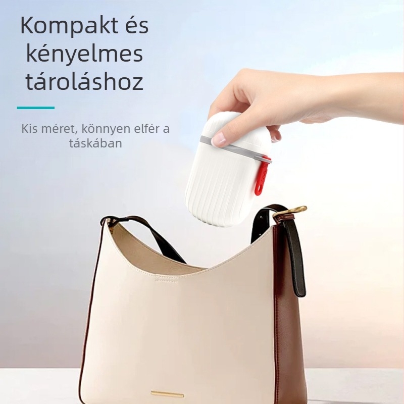 Utazó szappantároló doboz, hordozható fedéllel, szivárgásmentes és kompakt; anyag: PP és szilikon; logónyomtatás elérhető.