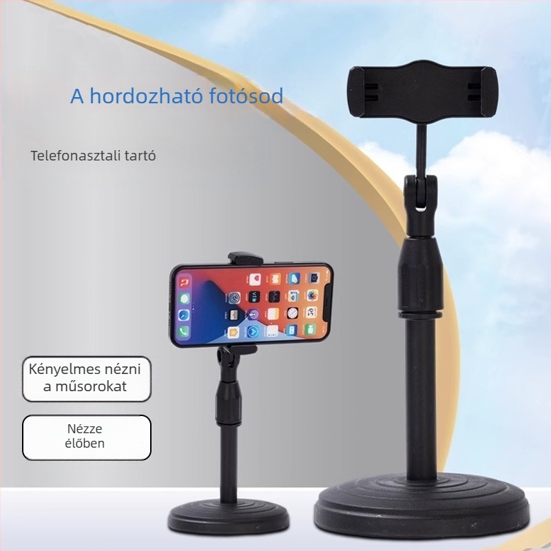 Pavilion Asztali Állítható Telefon-Tartó — Emelés, Többfunkciós Bracket a Kamera, Videó és Élő Közvetítés Számára