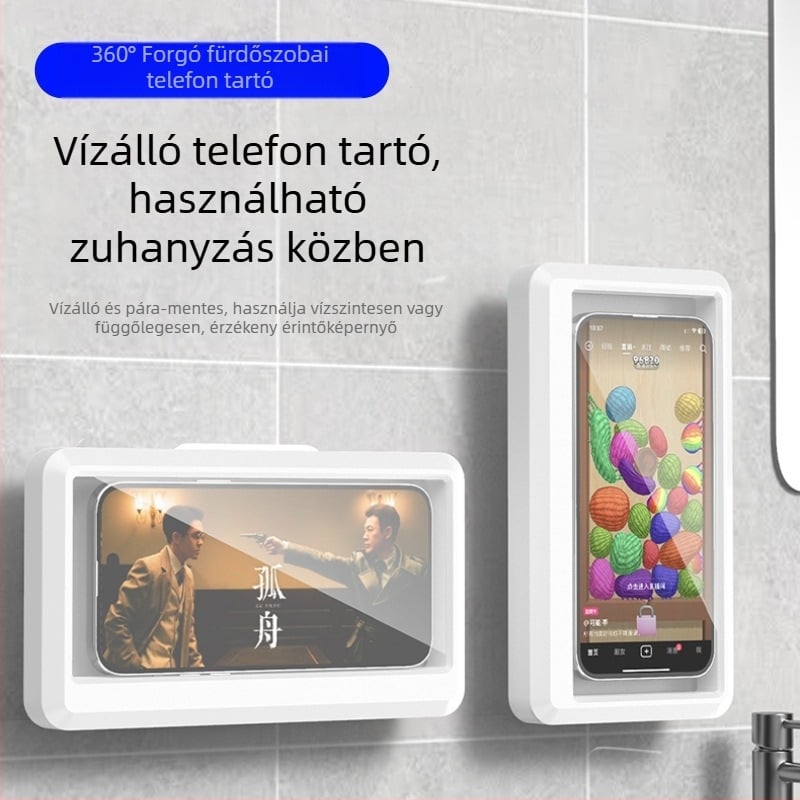 Fürdőszobai Lazy man rögzítő, vízálló telefontok, Grain Fruit márka, műanyag, általános stílus