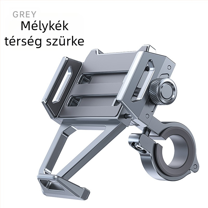 Boneruy telefon-tartó alumínium ötvözetből kerékpárhoz/e-bike-hoz/motorkerékpárhoz, CNC precíziós megmunkálás, anodizált felület