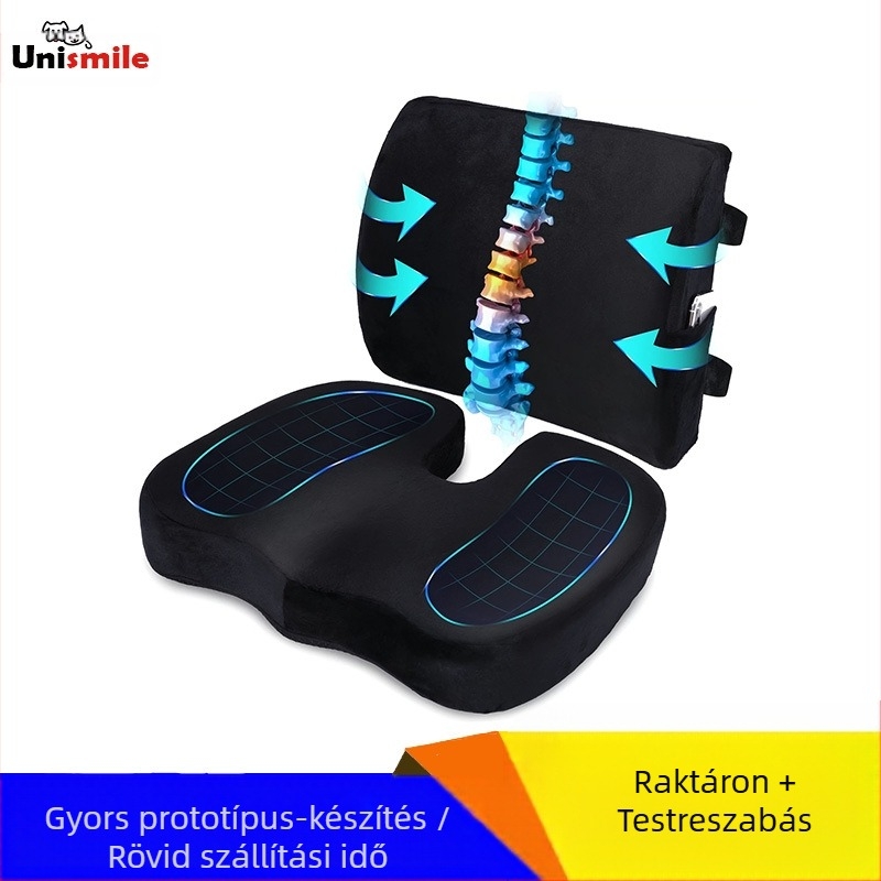 Memóriás pamut széktámasz készlet, töltet poliészter szálakból, egyszínű dizájn, modern minimalist stílus, testreszabható