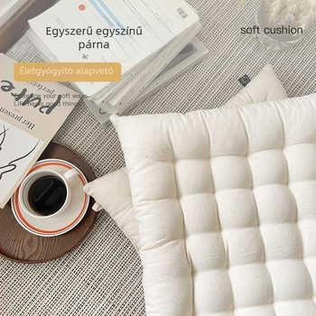 Japán stílusú székpárna, viscose rostból készült külső, PP pamut töltőanyag, egyszínű mintázat