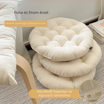 Japán stílusú székpárna, viscose rostból készült külső, PP pamut töltőanyag, egyszínű mintázat