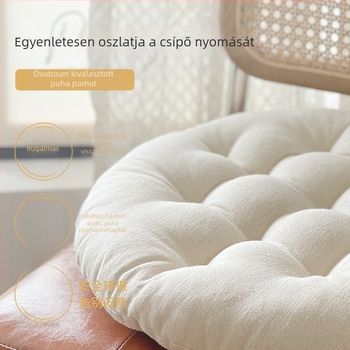 Japán stílusú székpárna, viscose rostból készült külső, PP pamut töltőanyag, egyszínű mintázat