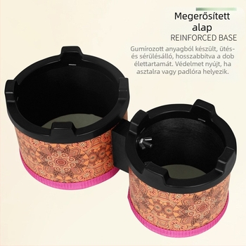 Beite tamburin J166/J168 összekapcsolt dob, egyenként kartondobozban