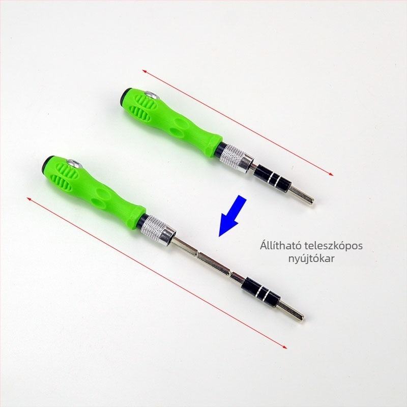 Jianuo Hardware 32-in-1 többfunkciós csavarhúzó készlet telekommunikációs karbantartáshoz, króm-vanádium ötvözetű acél