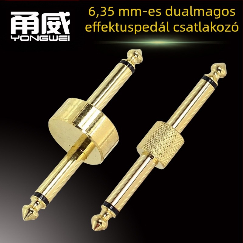 Yuwei gitár effektcsatlakozó, ROHS tanúsítvány, -30°C-tól +80°C-ig, audio/video csatlakozó