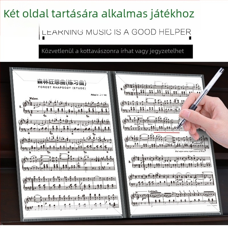 Zongora kotta klipek, hatoldalas bővíthető és összecsukható, ABS anyag, YTK márka