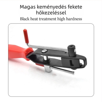 Vágófogó porvédett hüvellyel cső kötegeléséhez, lapos szájú, szénacél, fűhöz, Neutral