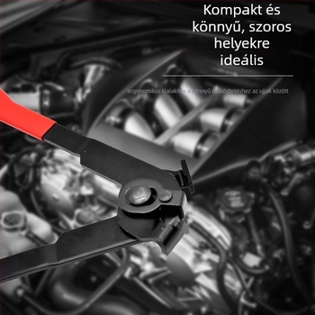 Vágófogó porvédett hüvellyel cső kötegeléséhez, lapos szájú, szénacél, fűhöz, Neutral