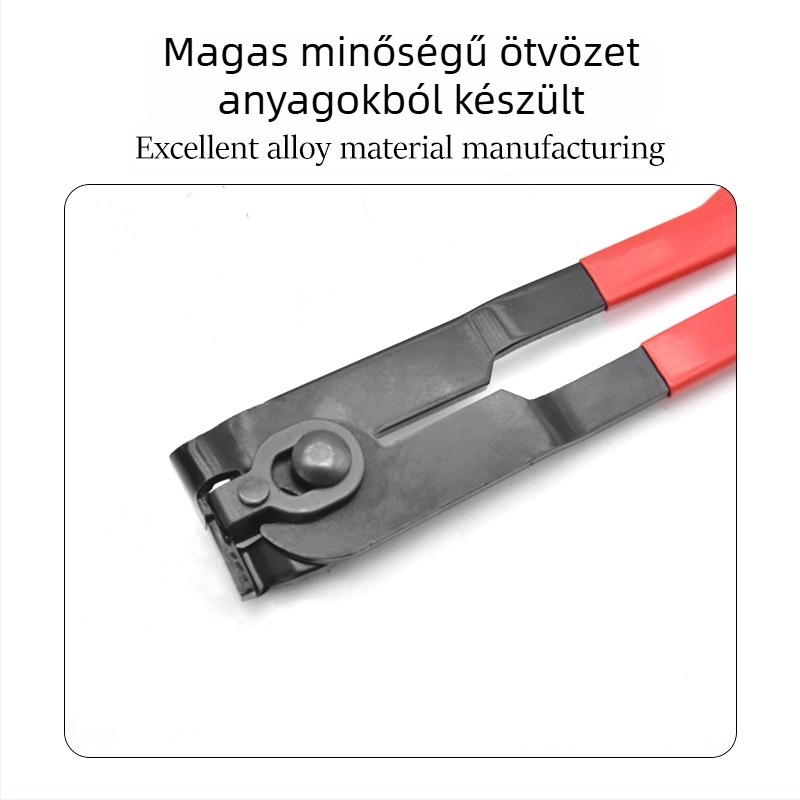 Vágófogó porvédett hüvellyel cső kötegeléséhez, lapos szájú, szénacél, fűhöz, Neutral