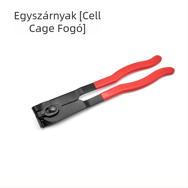 Vágófogó porvédett hüvellyel cső kötegeléséhez, lapos szájú, szénacél, fűhöz, Neutral