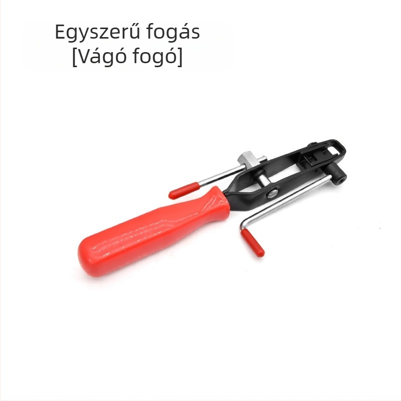 Vágófogó porvédett hüvellyel cső kötegeléséhez, lapos szájú, szénacél, fűhöz, Neutral