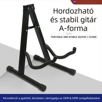 HYS Összecsukható A-típusú gitárállvány, fém, modell A Rack