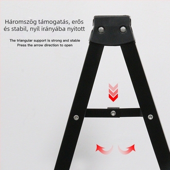 HYS Összecsukható A-típusú gitárállvány, fém, modell A Rack