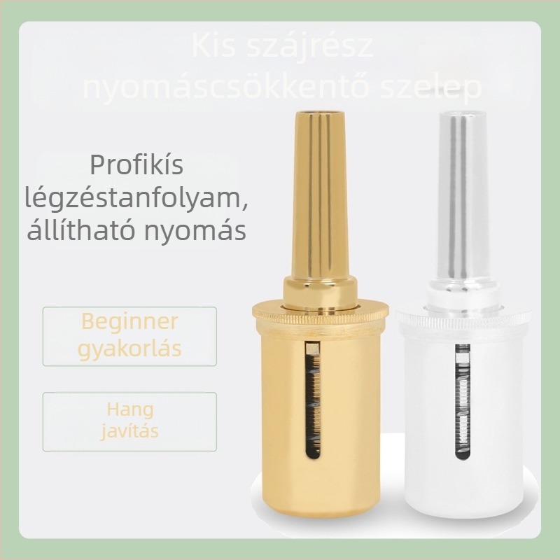 TR-13 Réz fúvós hangszer légzésterelő gyakorló ABS kemény dobozban