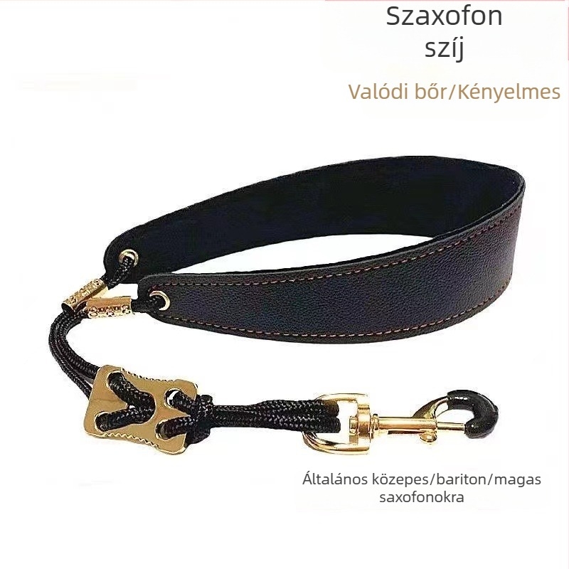 Saxofon nyakpánt, Modell 01, Cortex anyag, Golden Sound