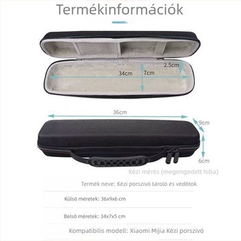 Hajformázó eszközök tároló tokja: EVA kemény héj, hordozható, hőnyomással és varrással készített, teherbírás 20, 3C elektronikai termék csomagolás