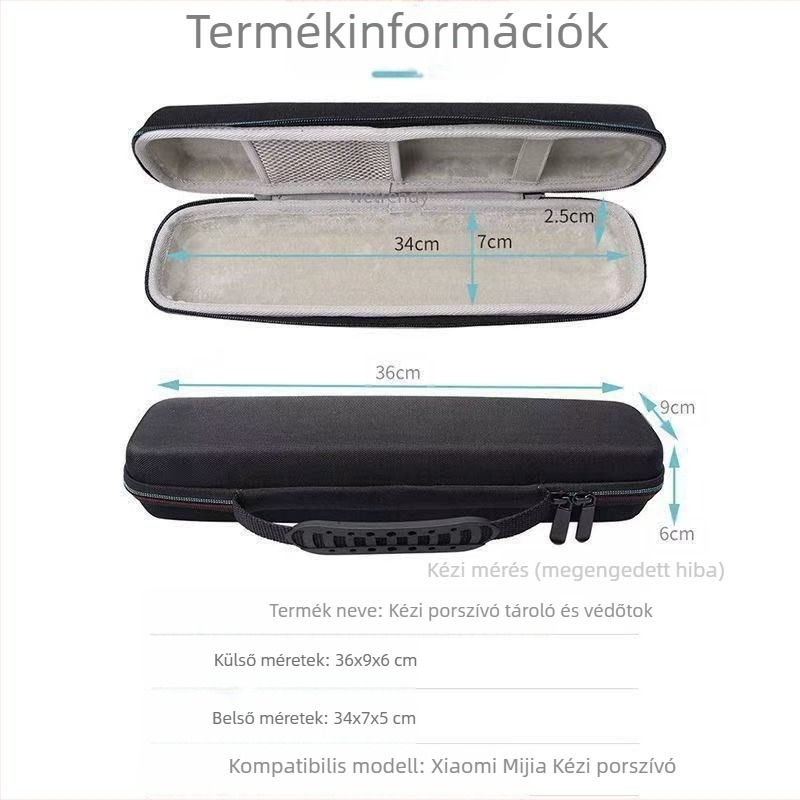 Hajformázó eszközök tároló tokja: EVA kemény héj, hordozható, hőnyomással és varrással készített, teherbírás 20, 3C elektronikai termék csomagolás