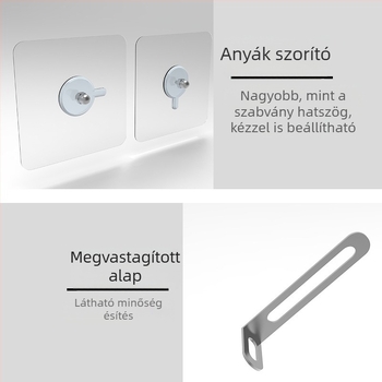 Maizhou acryl anti-tipp bútorrögzítő szekrényekhez és cipőtartókhoz — Anti-Reverse, modern minimalist stílus