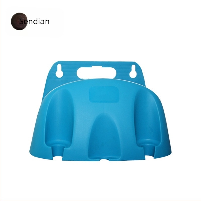 Vízcső tároló és vízpisztoly tartó autómosáshoz, falra szerelhető, fúrás nélkül, max. 30 m tekeredő cső, PP anyag, modell Sd-3100 (telepítő kiegészítők mellékelve)