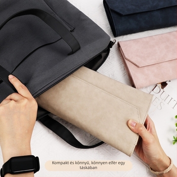 EB109 PU kötéshez tartozó tároló táska — kézitáska kötőtűk, körkötőtűk és horgolótűk tárolására, modern minimalist stílus