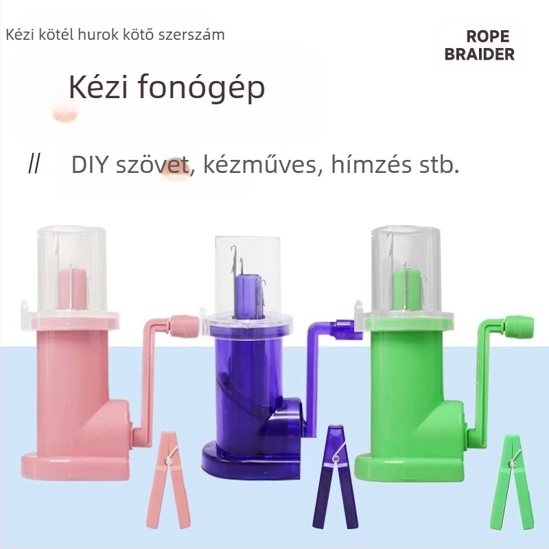 Kézi kötélhúzó eszköz háztartási használatra, ékszerkötő eszköz, kötélhúzó gép, 50 db/csomag, 250 g