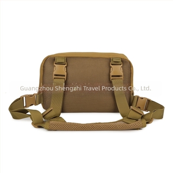 Outdoor taktikai hálós mellkas táska, két vállpánttal, nylon anyag, anti-theft, vízálló, crossbody