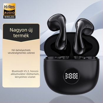 Vezeték nélküli In-Ear Bluetooth fülhallgatók digitális kijelzővel, alacsony késleltetés a játékokhoz, 4–8 órás üzemidő, Bluetooth 5.3
