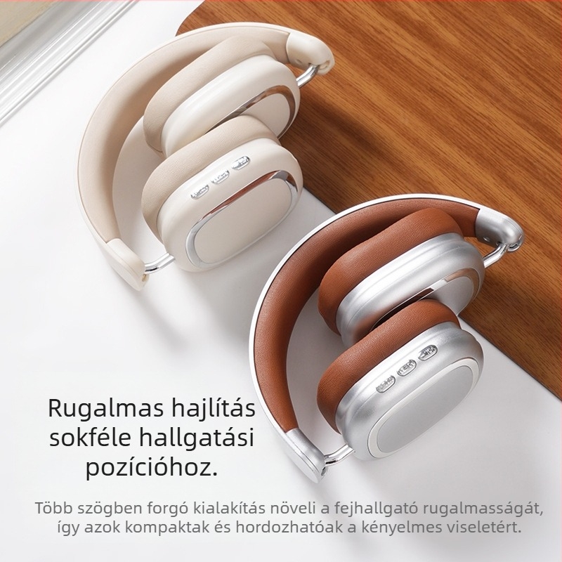 Játékos Bluetooth headset, vezeték nélküli, over-ear, iOS/Android kompatibilis, BT 5.0, 10 m hatótáv