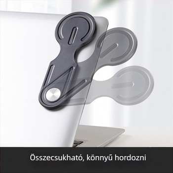Huarui Sheng MagSafe vezeték nélküli notebook tartó – univerzális műanyag állvány, vezeték nélküli töltéssel (Testreszabás támogatott)